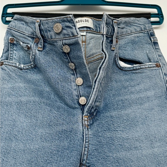 Agolde Riley High Rise Distressed Jeans - Picture 2 of 10